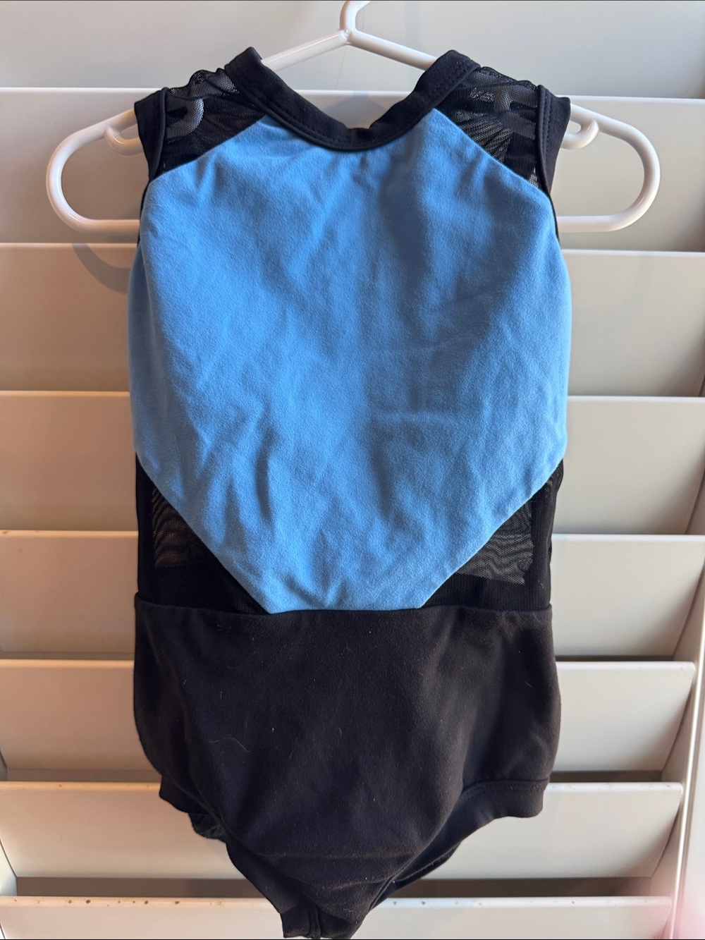 Five Girls' Black and Blue Leotard